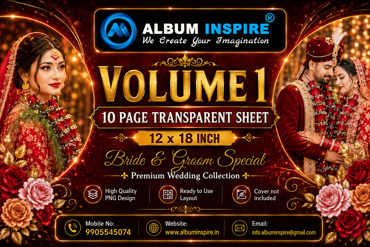 10 Page Transparent Sheet - Volume 1